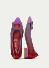 Afbeelding in Gallery-weergave laden, HISPANITAS PUMP MET LAGE HAK EN GESP ROOD ROZE
