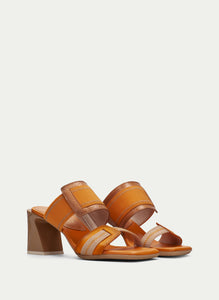 HISPANITAS SLIPPER MET HAK EN GESP MANDARINO