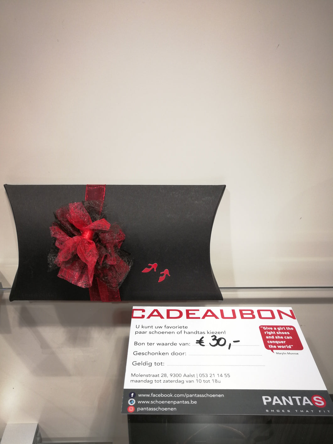 Cadeaubon B 30 euro