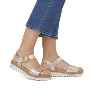 REMONTE SANDAAL MET KLEVERS BRONS