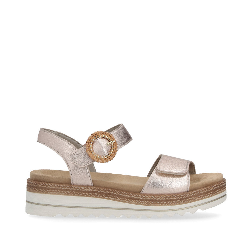 REMONTE SANDAAL MET KLEVERS BRONS
