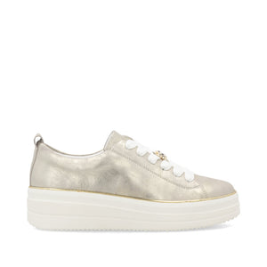 REMONTE SNEAKER MET UITNEEMBAAR VOETBED GOUD