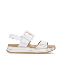 Afbeelding in Gallery-weergave laden, REMONTE SANDALEN MET UITNEEMBAAR VOETBED EN KLEVERS WIT
