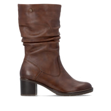 Afbeelding in Gallery-weergave laden, REMONTE HALF LANGE LAARS MET HAKJE COGNAC
