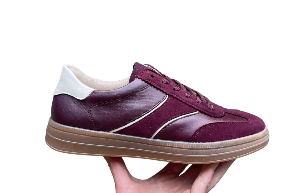 REMONTE SNEAKER UITNEEMBAAR VOETBED BORDEAUX