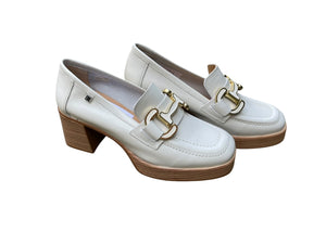 DORKING LOAFER MET HAK CREMA
