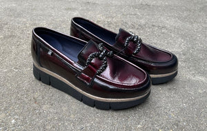 DORKING DAMES LOAFER LAKLEDER BORDEAUX