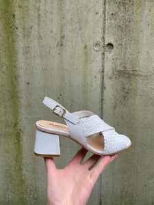 DONNA SOFT SANDAAL TRESSE WIT