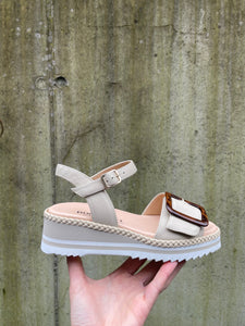DONNA SOFT SANDAAL BEIGE