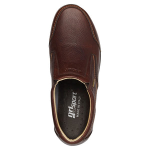 GRISPORT MOCASSIN BRUIN UITNEEMBAAR VOETBED