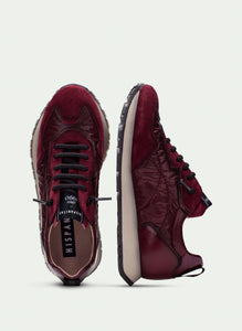 HISPANITAS SNEAKER BORDEAUX UITNEEMBAAR VOETBED