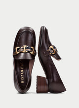 Afbeelding in Gallery-weergave laden, HISPANITAS LOAFER MET HAKJE BRUIN
