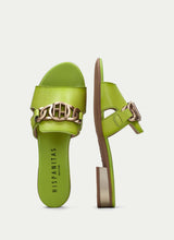 Afbeelding in Gallery-weergave laden, HISPANITAS SLIPPER LAAG MET GESP GROEN
