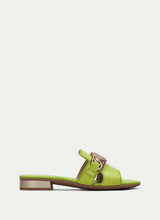 Afbeelding in Gallery-weergave laden, HISPANITAS SLIPPER LAAG MET GESP GROEN
