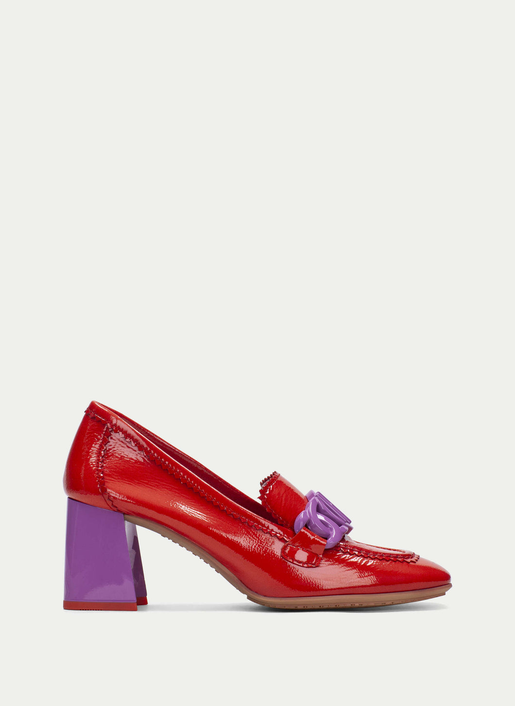 HISPANITAS LOAFER MET HAKJE ROOD