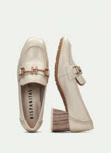 Afbeelding in Gallery-weergave laden, HISPANITAS LOAFER MET BLOKHAK LATTE
