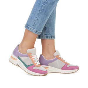 RIEKER SNEAKERS MET UITNEEMBAAR VOETBED MULTI