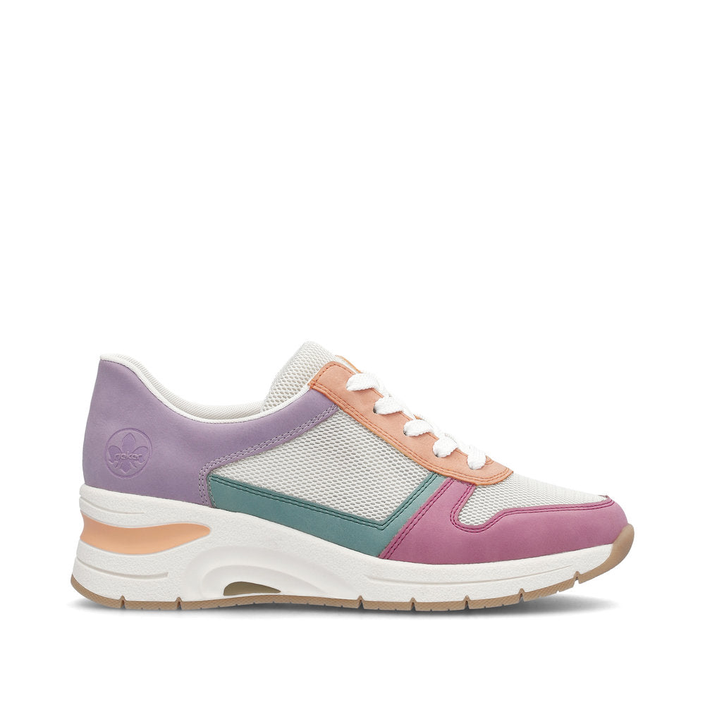 RIEKER SNEAKERS MET UITNEEMBAAR VOETBED MULTI