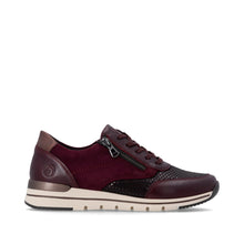 Afbeelding in Gallery-weergave laden, REMONTE SNEAKER MET UITNEEMBAAR VOETBED BORDEAUX
