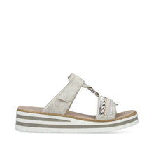 Afbeelding in Gallery-weergave laden, RIEKER DAMES SLIPPER MET KLEVER BEIGE
