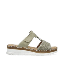 Afbeelding in Gallery-weergave laden, RIEKER DAMES SLIPPER MET KLEVERS SCHILFF
